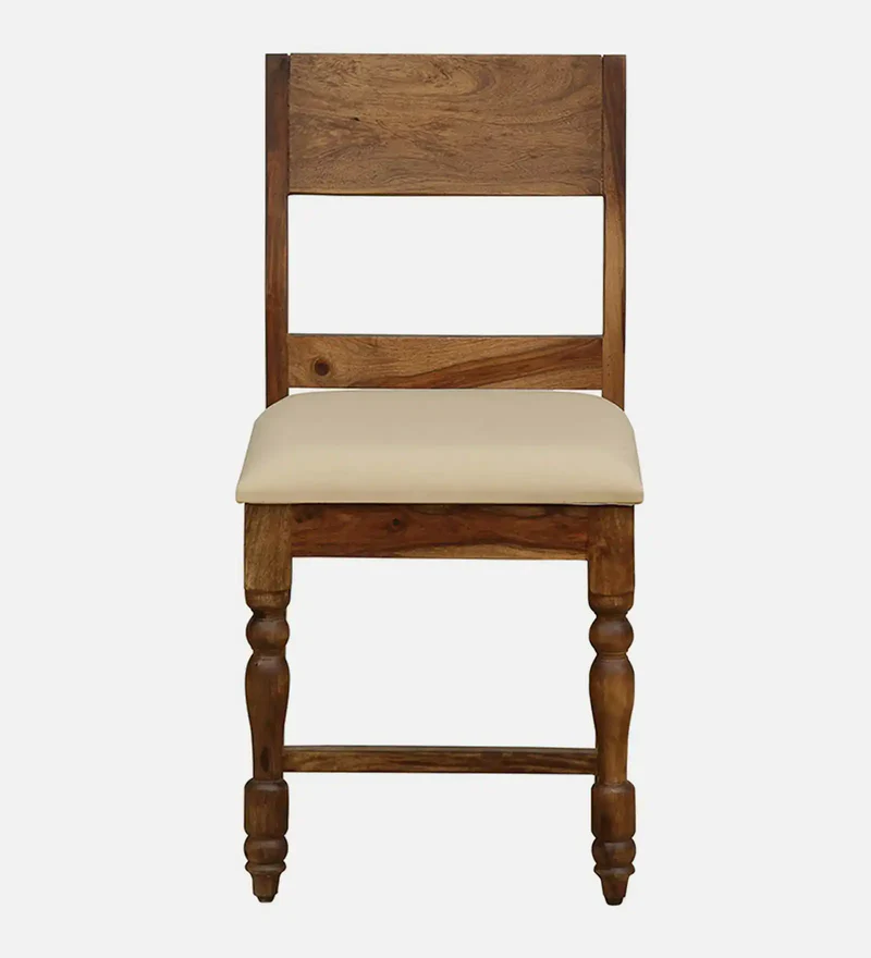 Anamika Handmade Teak Wood 4 Seater Square Dining Table Set Elegant Solid Wood Dining for Kitchen and Dining Room - Image 2