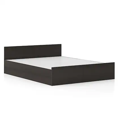 Simple Box Storage Bed in Dark Wenge Finish - Image 3