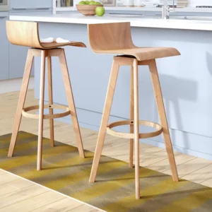 Dery Swivel Bar & Counter Stool (Set of 2)