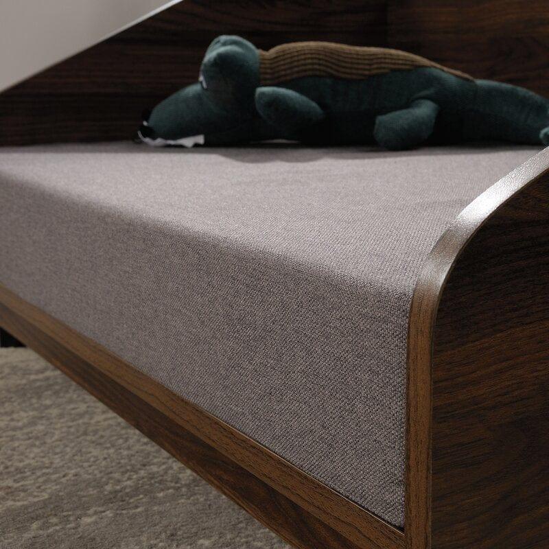 Sampson Dog Sofa in Teak Wood with Upholstery Luxury Designer Durable & Comfortable Pet Bed for Dogs - Image 5