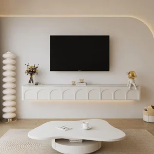 Crafts Snuggle Wall Mounted TV Unit Cabinet Wall Shelf