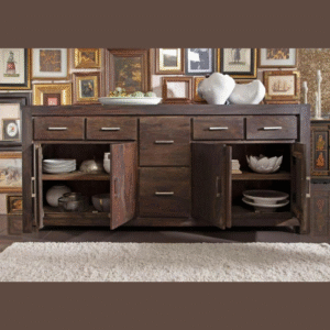 Handicrafts Royal Look Sideboard Cabinet (6 Drawers + 2 Door)