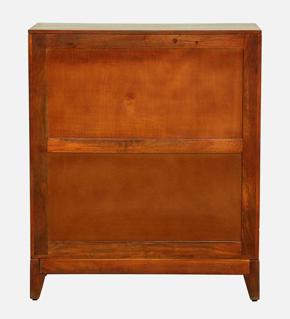 Lima Handmade Teak Wood Bar Cabinet Stylish Liquor and Wine Storage Cabinet for Glasses and Bottles Modern (Honey Oak Finish) - Image 4