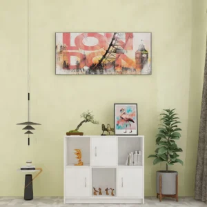Novel Engineered Wood Handmade Bookshelf Rack for Library Home or Office With 3 Drawers