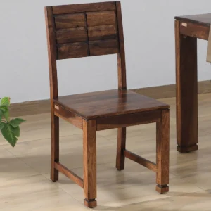 Segur Handmade Teak Wood Dining Chair Modern Design, Perfect for Dining Room or Kitchen (Teak Finish)