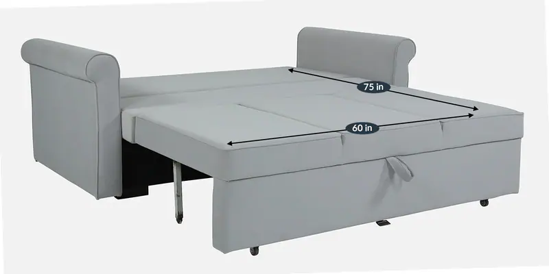 Symphony Handmade Upholstery Pull-Out Sofa Cum Bed - Image 3