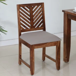 Tourconing Handmade Teak Wood Dining Chair Modern Design, Perfect for Dining Room or Kitchen (Teak Finish)