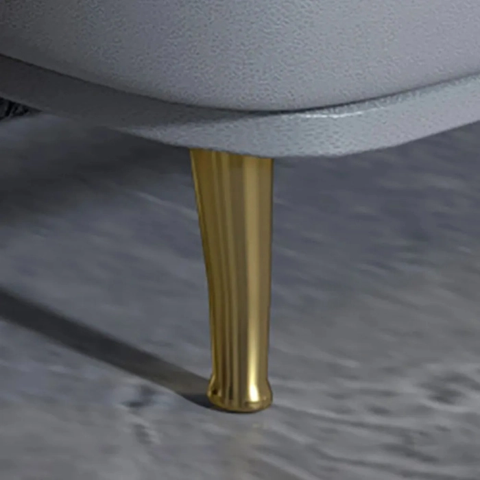 Natural Art & Craft Prada Modern Luxury Faux Leather Chesterfield 3+2+1 Sofa Set with Coffee Table Elegant Living Room - Image 3