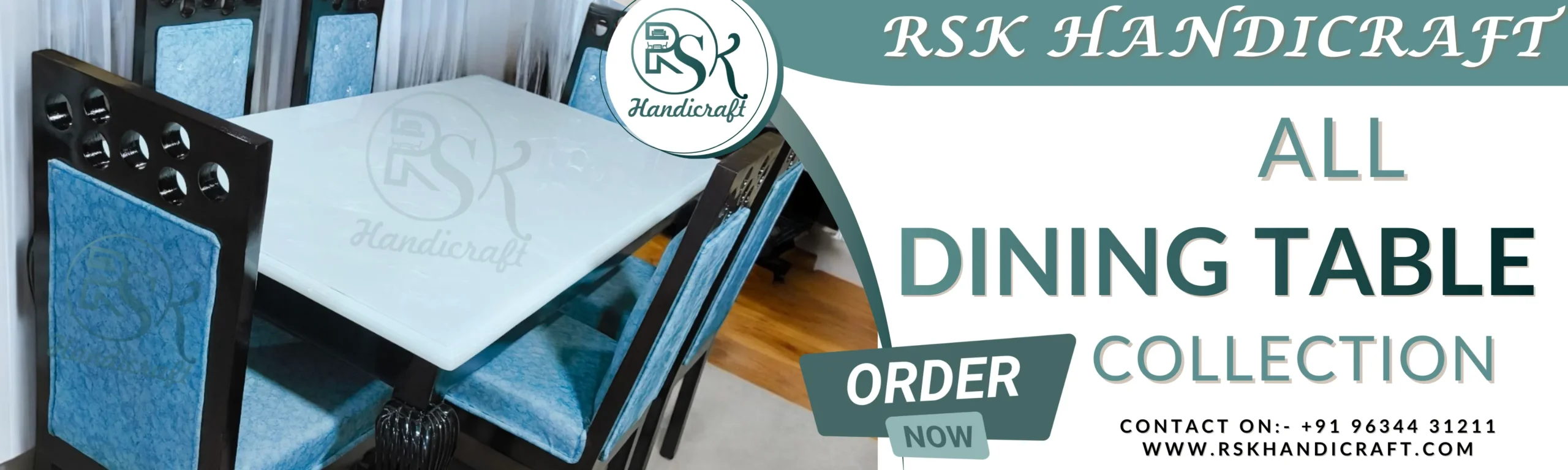 Dining Table Banner RSK HANDICRAFT (1)